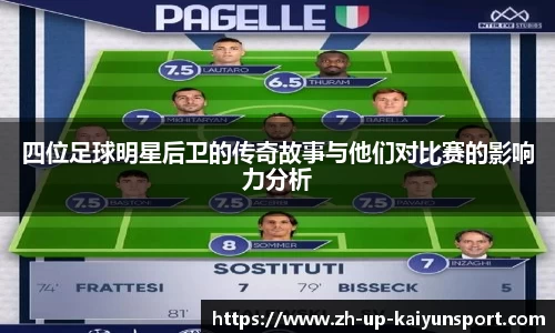 四位足球明星后卫的传奇故事与他们对比赛的影响力分析